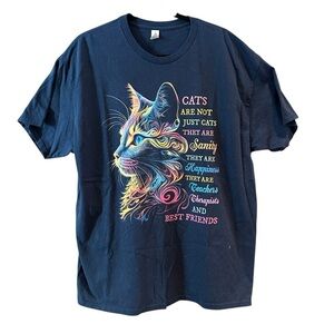 Cats Are Not Just Cats They Are Sanity They Are Happiness T Shirt